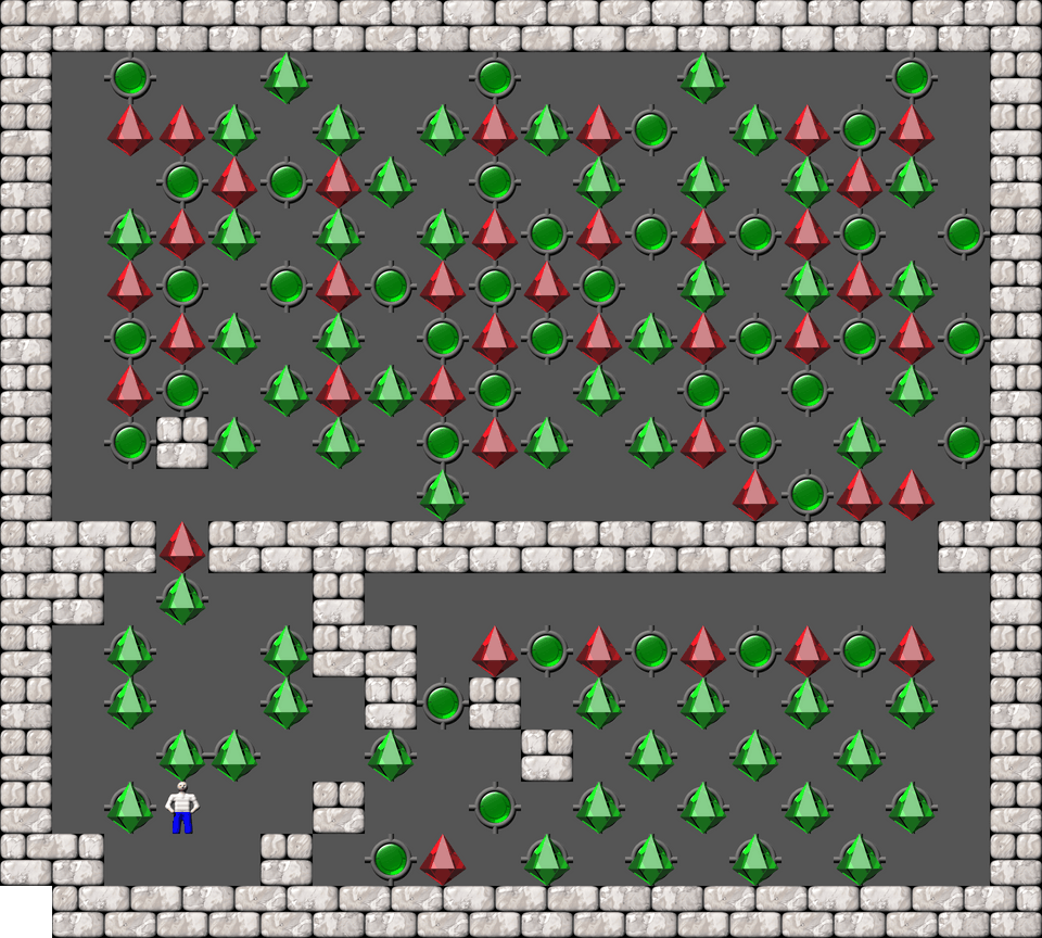 Sokoban Gyjgw Arranged level 47